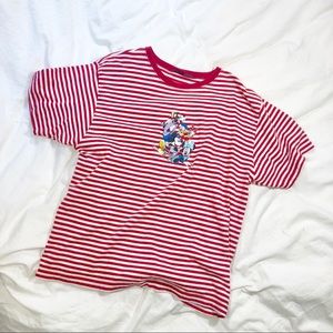 DISNEY LOONEY TUNES VINTAGE STRIPED SHIRT 〰️ M